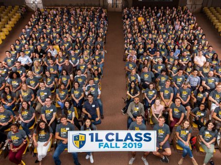 STCL Houston’s New President and Dean Welcomes Fall 1L Class at Orientation