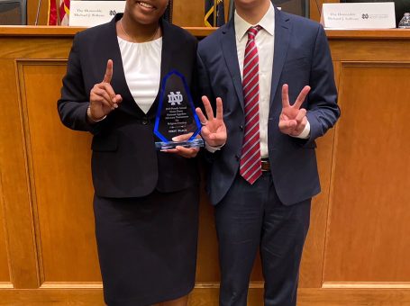 Students Aliyah Davis and Anthony Cruz were named national champions and a second STCL Houston team — composed of students Vincent Bryan and Lacy Trelles — received the semifinalist award.