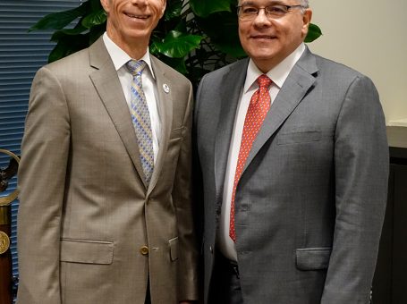 Ken Johnson ’86, Of Counsel at Martin | Walton LLP, was recognized Wednesday for his seven years of distinguished service as chairman of the South Texas College of Law Houston Board of Directors