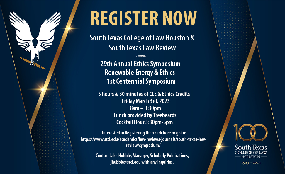 29th Annual Ethics Symposium